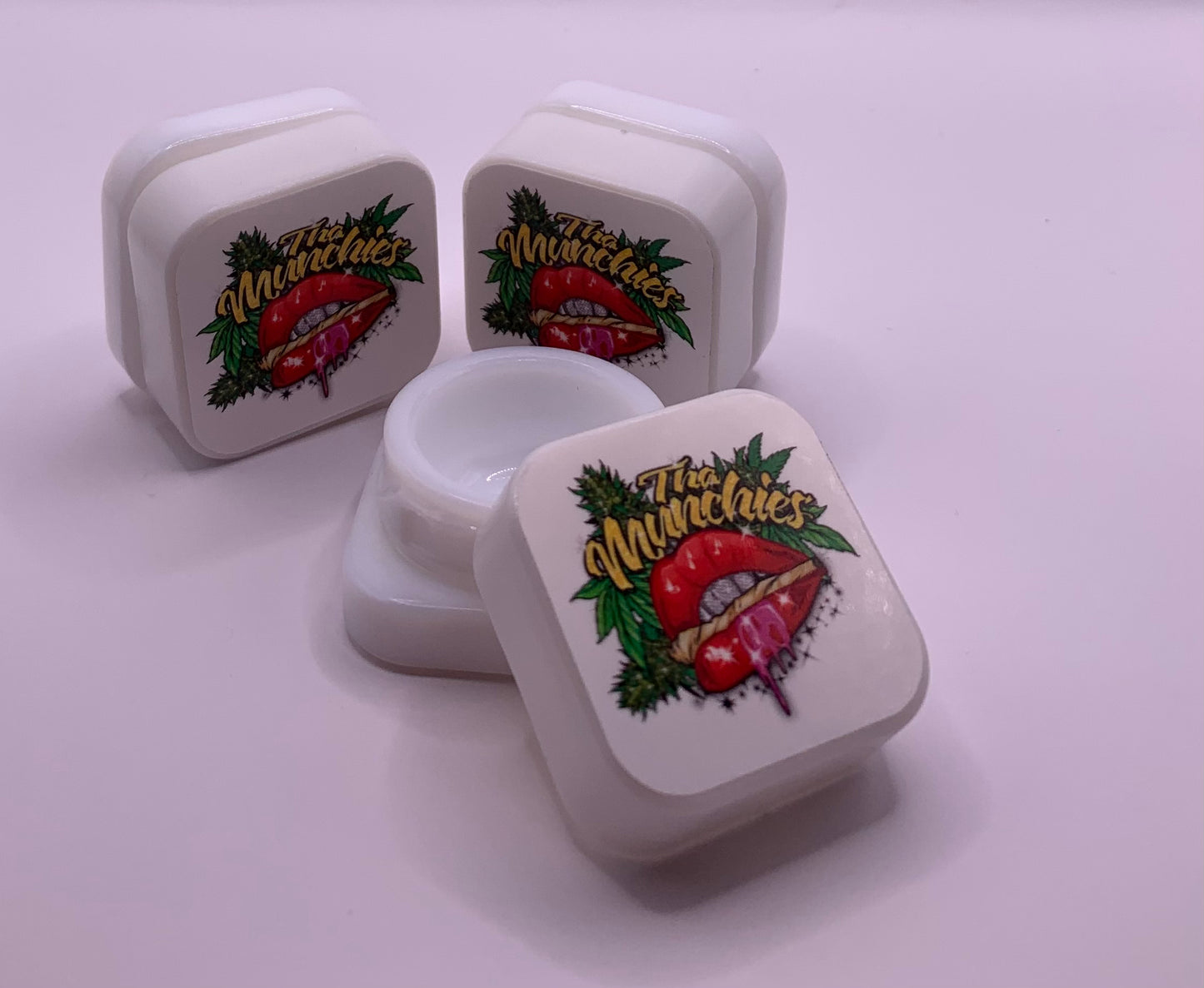 9mL Square Glass Concentrate Jar