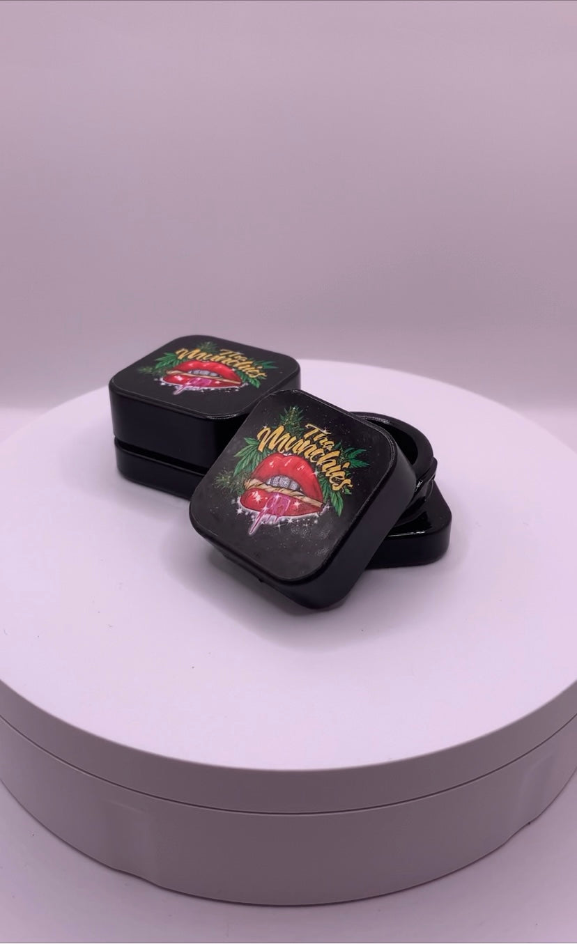 9mL Square Glass Concentrate Jar