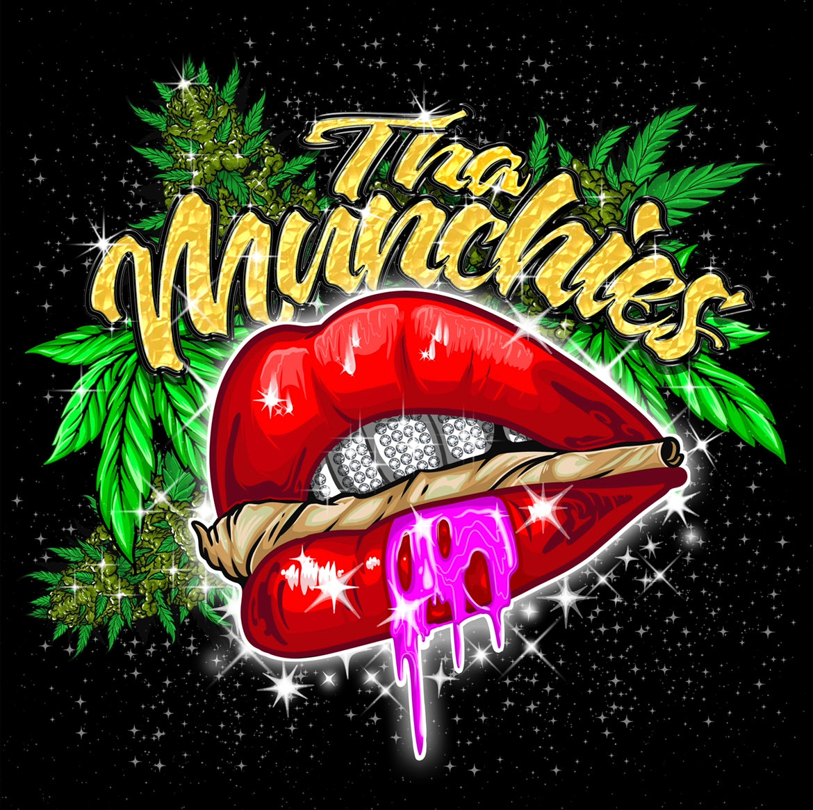 Tha Munchies Show Ya Support, Zip By Zip Sampler !! Sticker Set