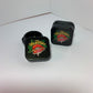 5mL Square Glass Black Concentrate Jar (2) Pieces