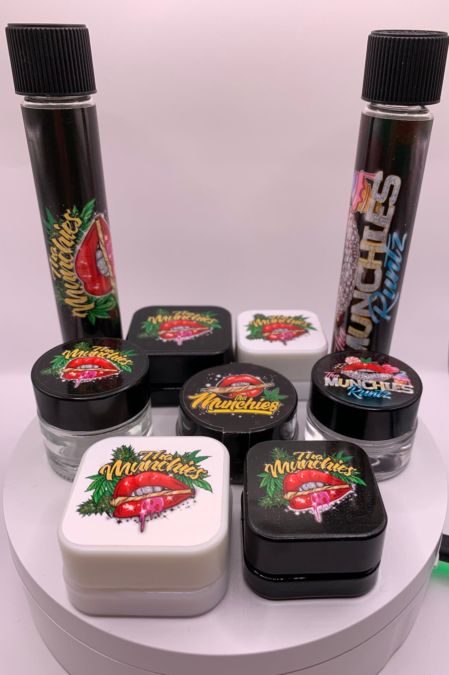 Tha Munchies Weed So Strong, They Gotta Put It In Glass Jars 9 pc Gift Set