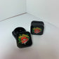 5mL Square Glass Black Concentrate Jar (2) Pieces