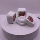 5mL Square Glass White Concentrate Jar (2) Pieces