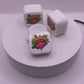 5mL Square Glass White Concentrate Jar (2) Pieces