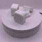 5mL Square Glass White Concentrate Jar (2) Pieces