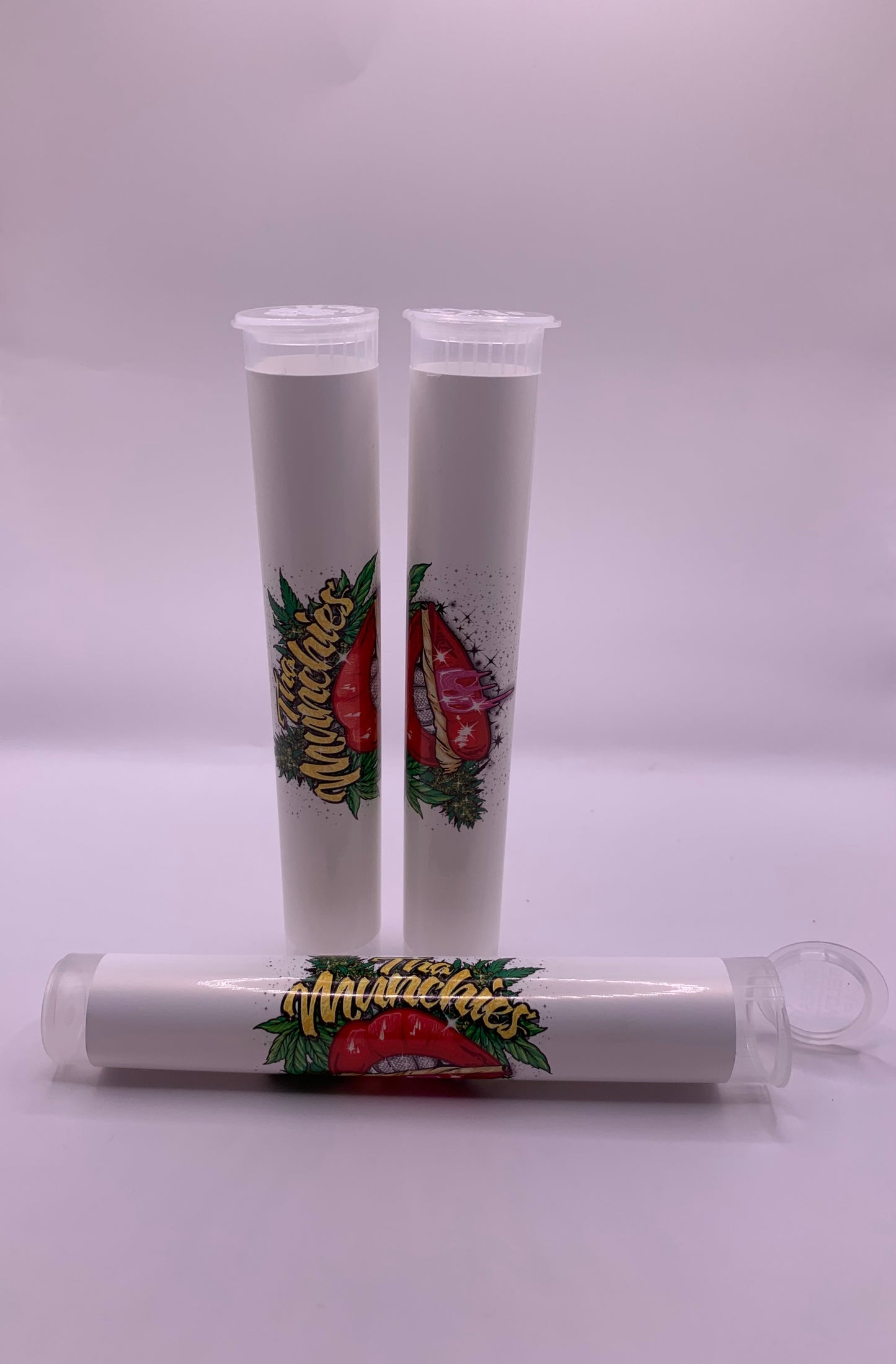 Plastic Pre-Roll Translucent Clear Tube