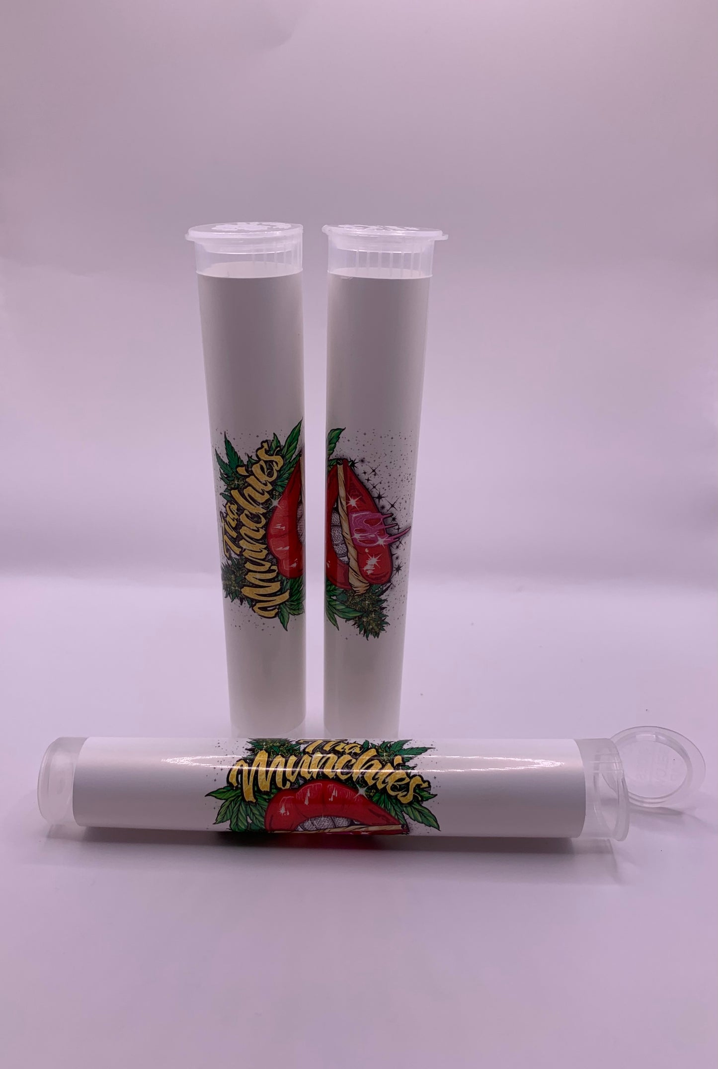 Plastic Pre-Roll Translucent Clear Tube