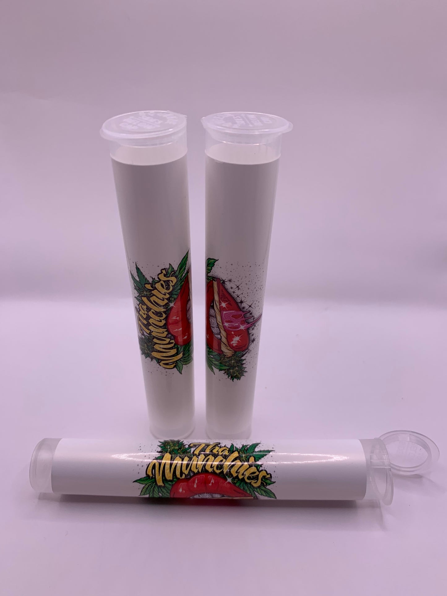 Plastic Pre-Roll Translucent Clear Tube