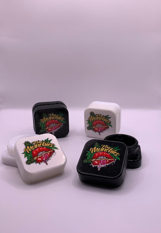 9mL Square Glass Concentrate Jar